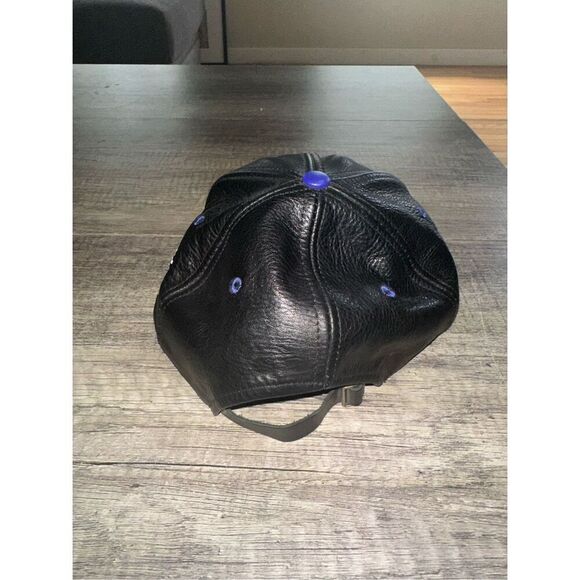 90’s Proelite Minnesota Vikings Modern 100% Leather Black /Purple NFL Leather St - Picture 4 of 7